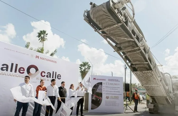 El Programa "Calle a Calle Matamoros Renace" Sigue Beneficiando a Miles de Matamorenses