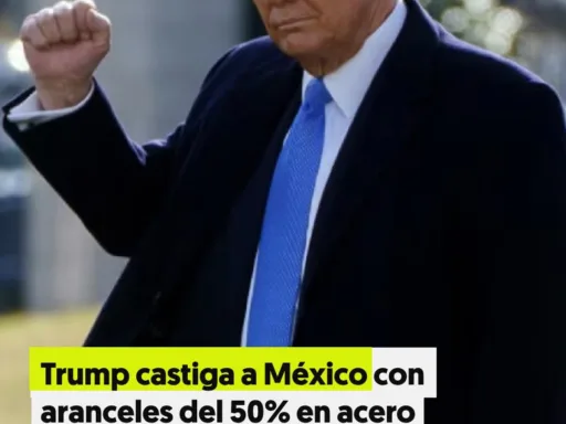 Los Aranceles a México y Canadá por Aluminio y Acero Serán del 50%, Asegura la Casa Blanca