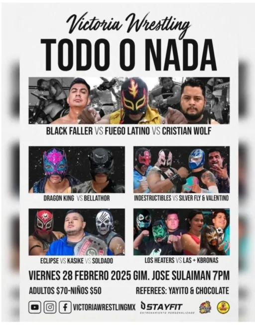 Todo o Nada en la Sulaimán: Gran Función de Lucha Libre