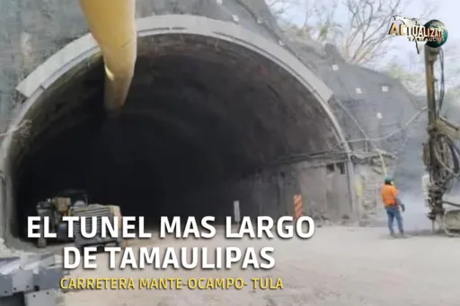 Con 1.8 kilómetros de longitud, el túnel de la nueva carretera Mante-Ocampo-Tula está próximo a inaugurarse, con un 70% de avance en su construcción. Impacto en Comercio y Turismo Esta vía facilitará el comercio y el turismo entre Tamaulipas y estados como Guanajuato, Aguascalientes y San Luis Potosí. La construcción de esta infraestructura es un paso significativo para la conectividad regional. Inversión y Beneficios Esperados La obra, que llevará el nombre de Américo Villarreal Guerra, ha requerido una inversión de ocho mil millones de pesos. Se estima que permitirá el tránsito de más de cinco mil vehículos diarios. Se espera que este túnel impulse la economía estatal y nacional al mejorar la conectividad con el sur de Tamaulipas.