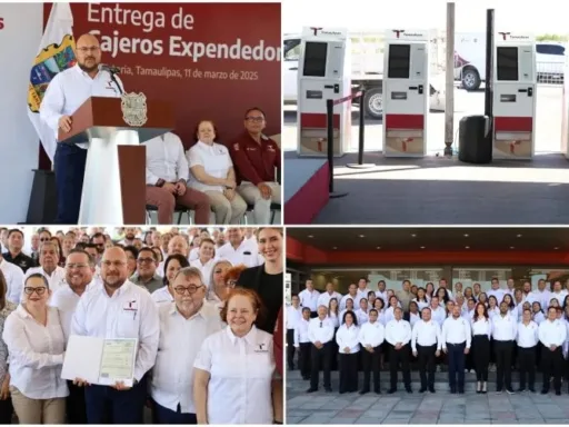 Avanza Tamaulipas en modernización de servicios públicos con entrega de cajeros expendedores de actas