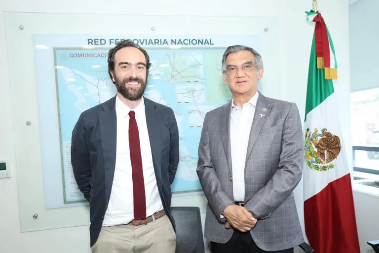 Afinan Américo Villarreal y Andrés Lajous rutas ferroviarias de Tamaulipas
