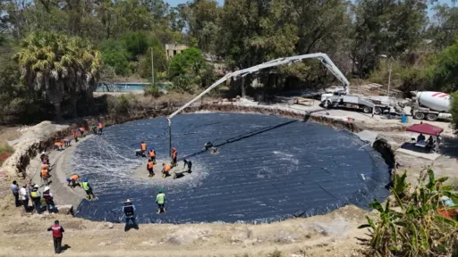 Construyen tanque de agua potable en Ciudad Victoria con inversión superior a 50 mdp