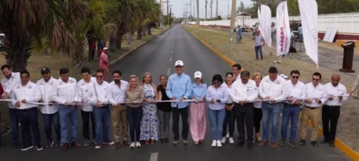 Erasmo González inaugura 9 kilómetros de pavimentación en Ciudad Madero, una obra que transforma la vialidad y beneficia a la comunidad