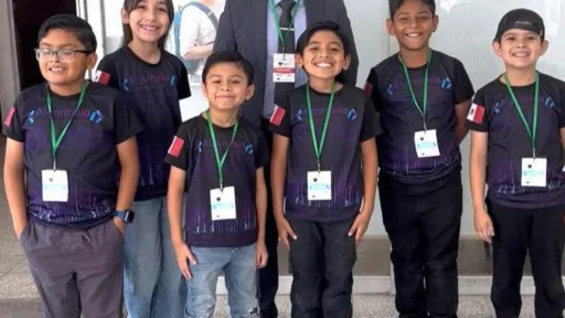 Niños de #CdVictoria ganan oro en el Torneo Mexicano de Robótica