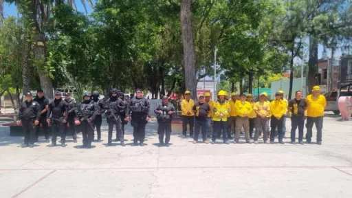 Guardia Estatal se suma al combate del incendio en la Biósfera El Cielo con el Plan Tamaulipas