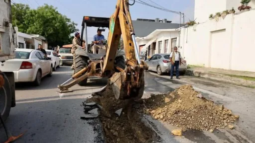 El alcalde Gattás supervisa la rehabilitación del drenaje en colonia Adolfo López Mateos