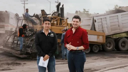 Alcalde Beto Granados supervisa rehabilitación de pavimentación en Las Brisas