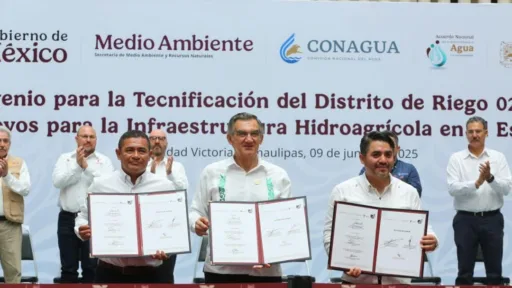 Inicia en Tamaulipas la firma del convenio de modernización del campo y apoyo hidráulico