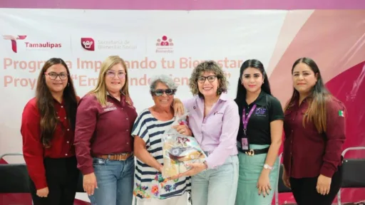 SEBIEN lleva apoyos sociales a la frontera de Tamaulipas