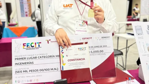 Estudiante de la UAT investiga nanopartículas de carbono activado contra el cáncer