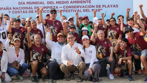 Limpieza de playas en Ciudad Madero