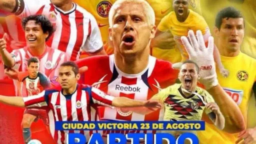 Partido de Leyendas Chivas vs América en Ciudad Victoria 2025