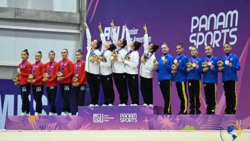 Gimnastas tamaulipecas logran 2 oros y 1 plata en Panamericanos 2025