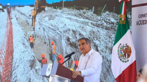 Inauguran la segunda línea del acueducto Guadalupe Victoria en Victoria